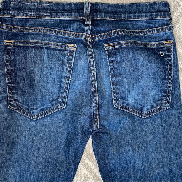 rag & bone | Jeans | Rag Bone Dre Low Rise Slim Boyfriend Jeans Ida Dark Rinse Size 24 | Poshmark